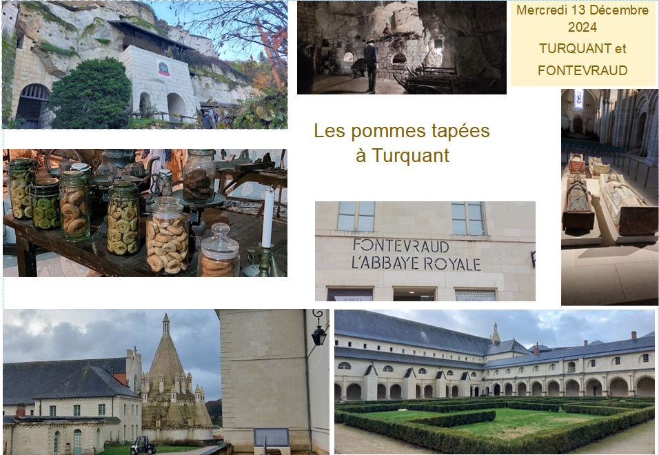 Turquant et Fontevraud 13 décembre 2023