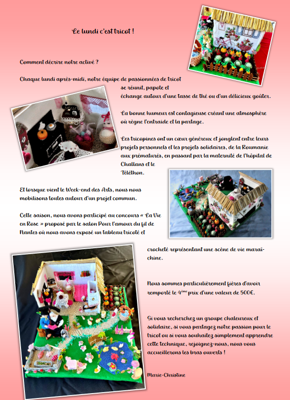 Présentation tricot